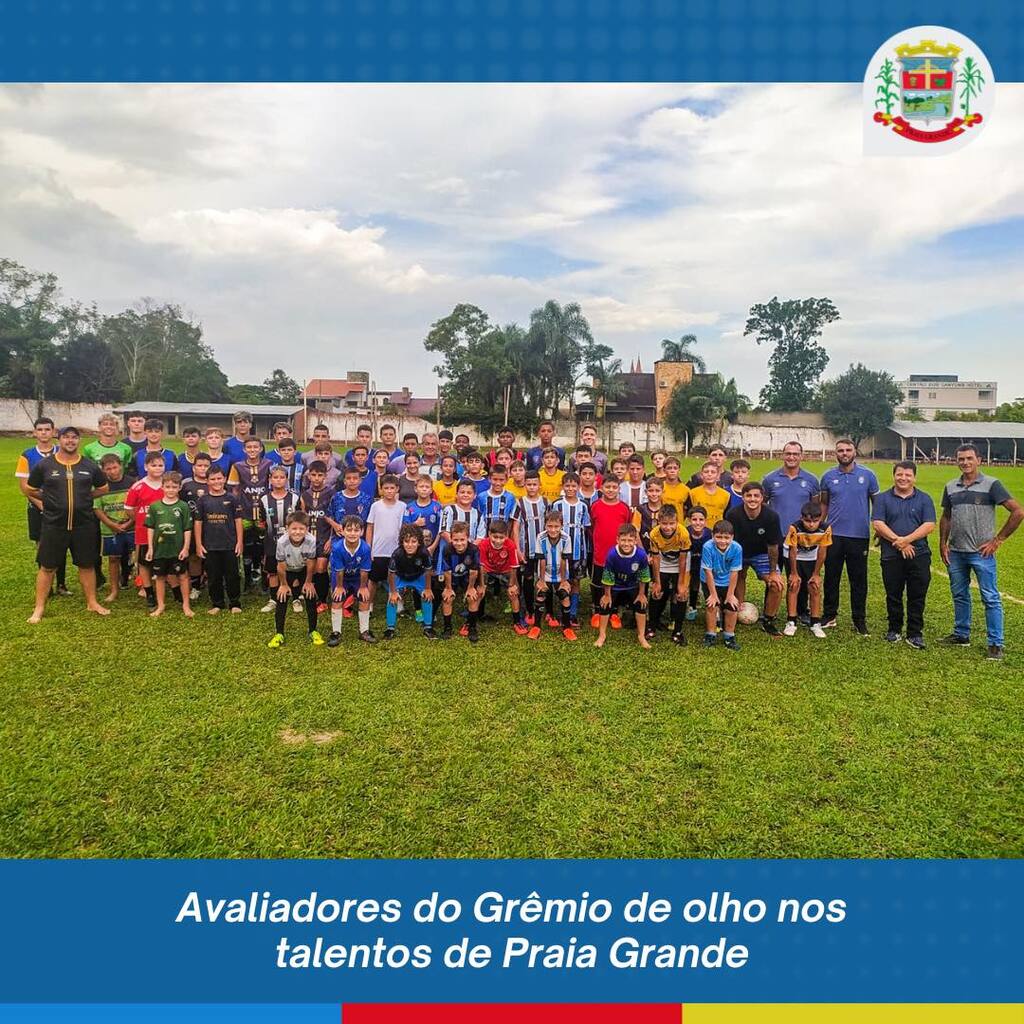 AVALIADORES DO GRÊMIO DE OLHO NOS TALENTOS DE PRAIA GRANDE
