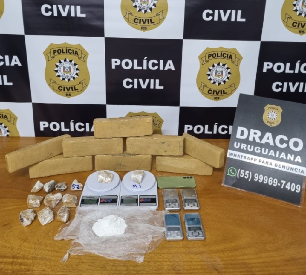 Polícia estoura ponto de distribuição de drogas