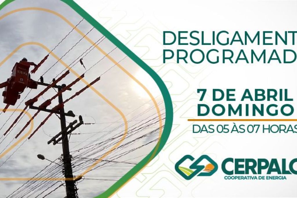 Cerpalo comunica desligamento programado em bairros de Imbituba neste domingo