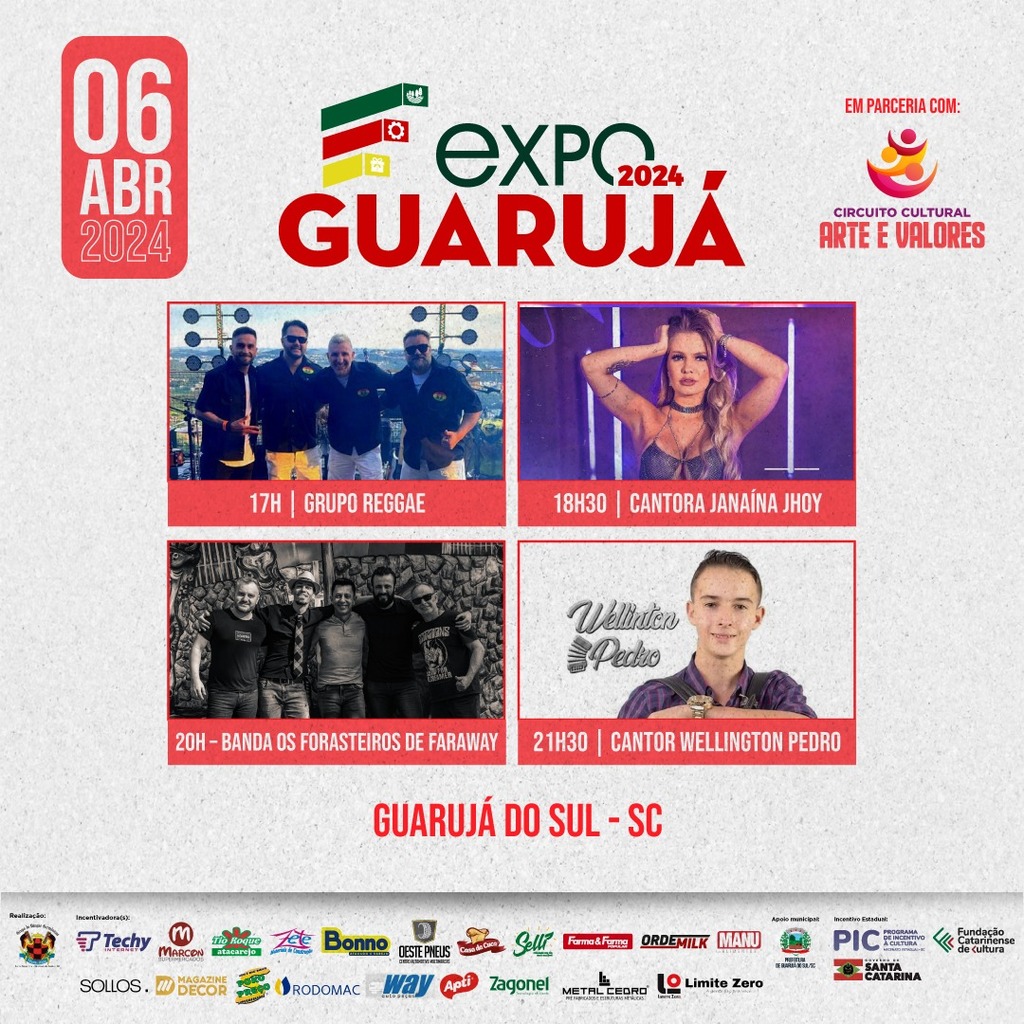 Expo Guarujá 2024 segue neste fim de semana