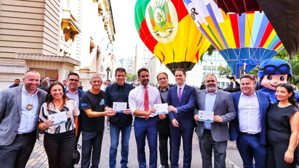Lauro Alves/Secom - Evento ocorrerá entre 1º e 05 de maio de 2024 e terá mais de 70 balões percorrendo os céus de Torres.