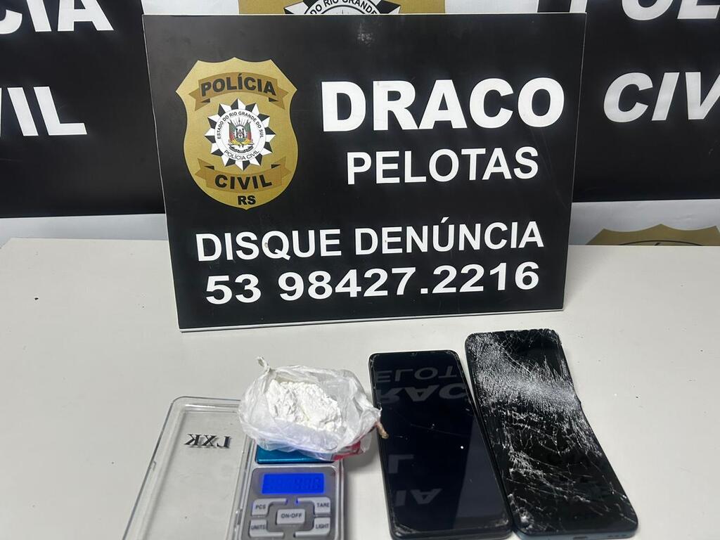 Divulgação - Suspeito quebrou o celular antes de ser abordado