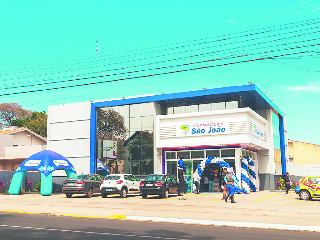 Divulgação – farmácias São João - As farmácias São João têm 12 unidades no município.