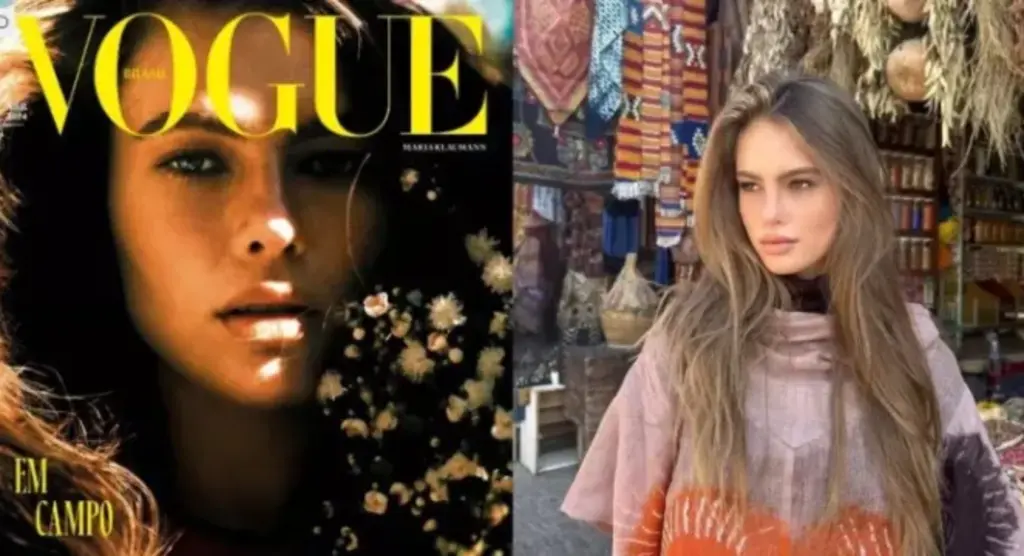 Tribuna do Vale / Regional / Quem é a modelo do Alto Vale que está na capa  da revista Vogue