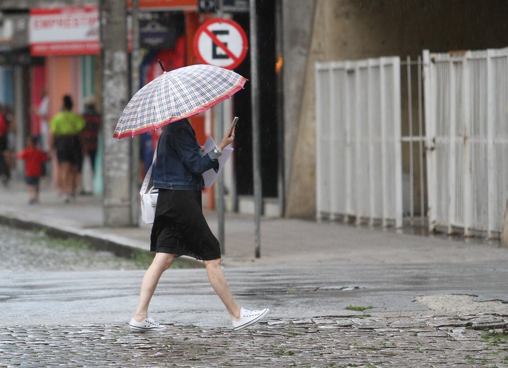 Carlos Queiroz - Arquivo - DP - Sábado foi de muita chuva em Pelotas