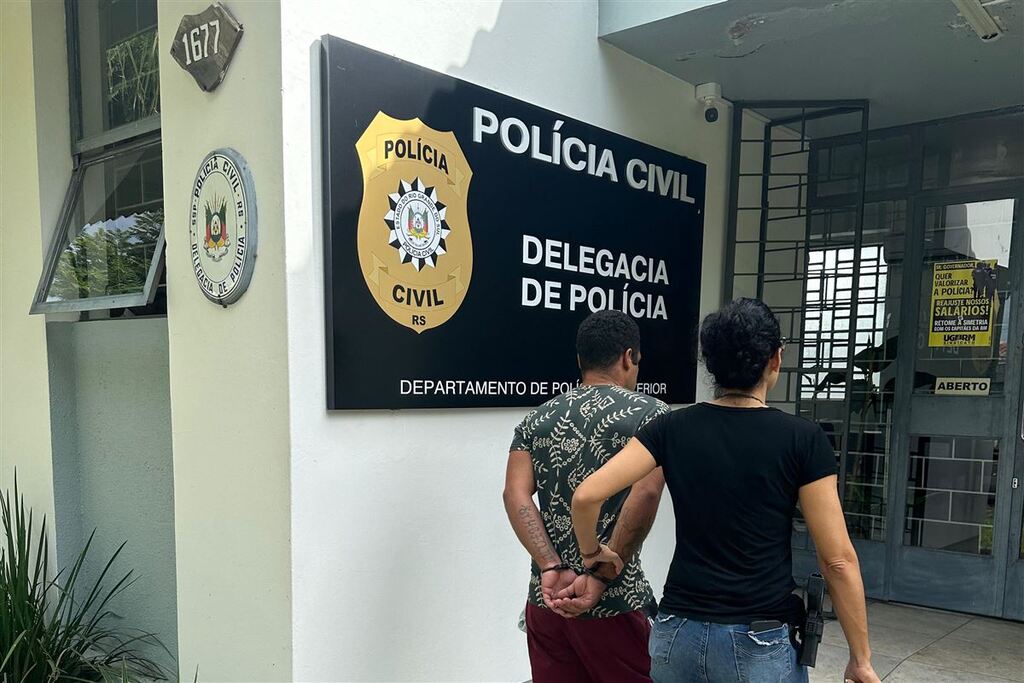 Foto: Polícia Civil - Prisão foi efetuada na manhã desta segunda-feira (15) por policiais da Delegacia de Agudo