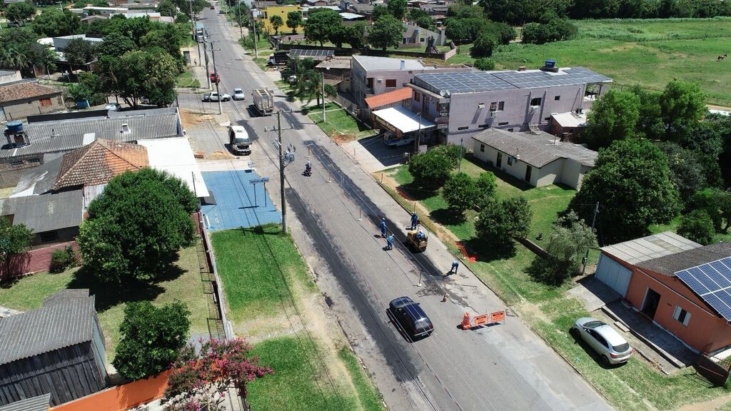 São Gabriel Saneamento conclui pavimentação em 17 ruas e avenidas do município