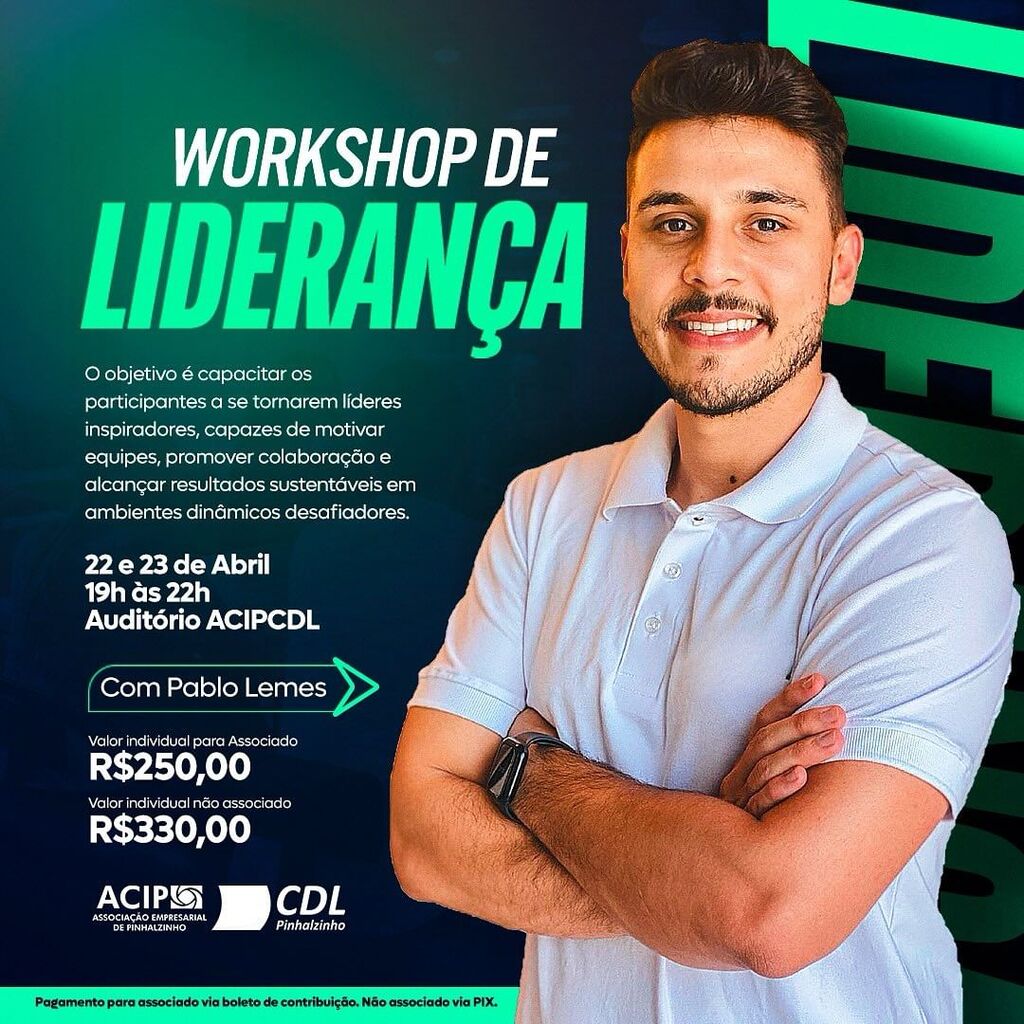 Vem aí o Workshop de Liderança para os empreendedores locais