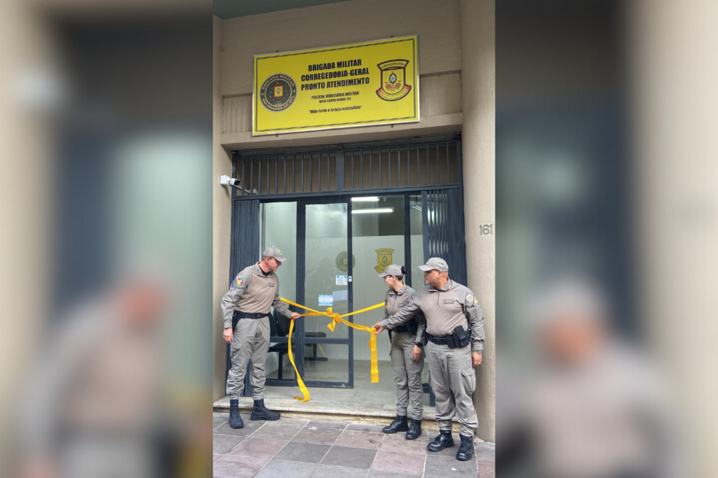 Brigada Militar inaugura base da Corregedoria-Geral em Santa Maria