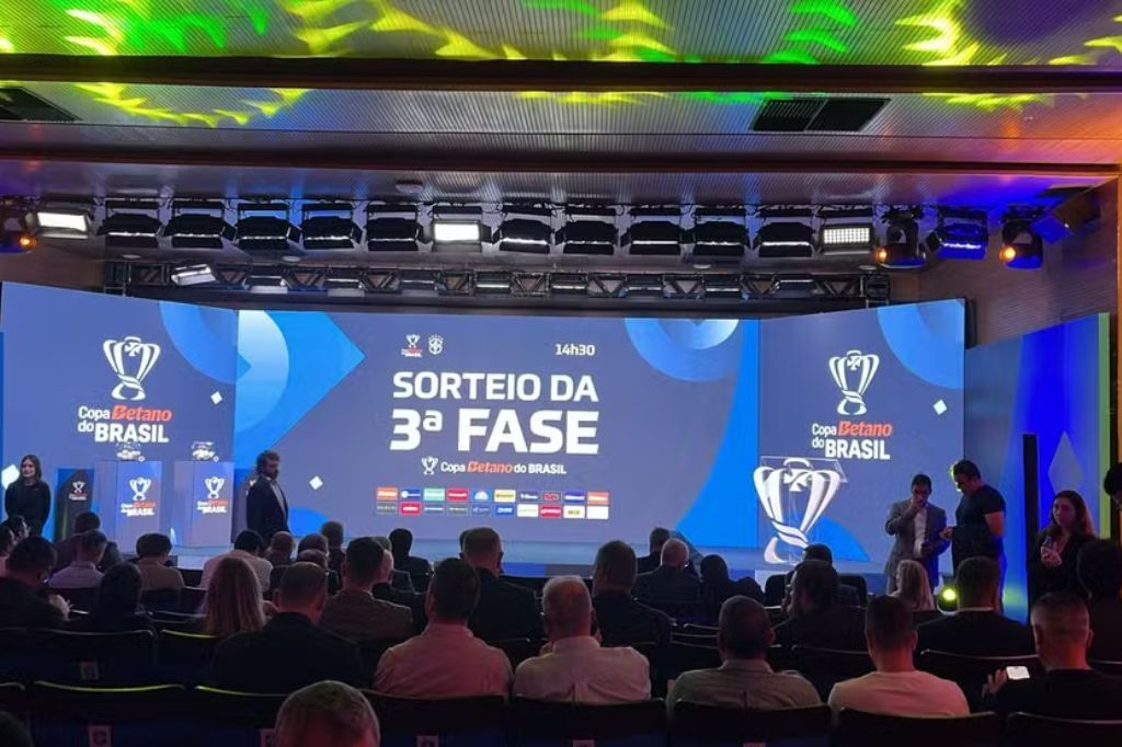 - Sorteio da terceira fase da Copa do Brasil 2024 — Foto: Martín Fernandez