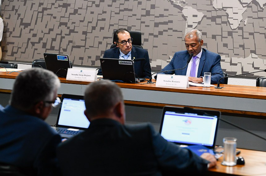 Marcos Oliveira/Agência Senado - Kajuru, presidente da CPI, e Romário, relator, são autores dos pedidos para a audiência
