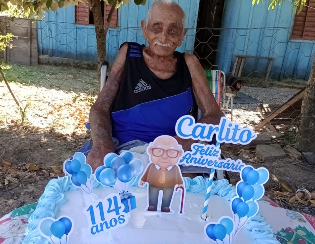 título imagem Aos 114 anos, morre “seu Carlito”, morador mais velho de São Gabriel e um dos homens mais velhos do mundo