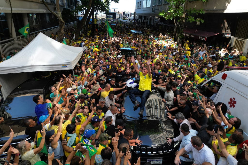 (Imagem divulgação) - Bolsonaro reúne 40 mil apoiadores em ato no Rio