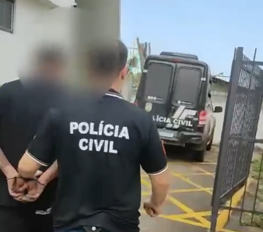 Foto: Polícia Civil - Suspeito de 36 anos foi preso no Bairro Camobi