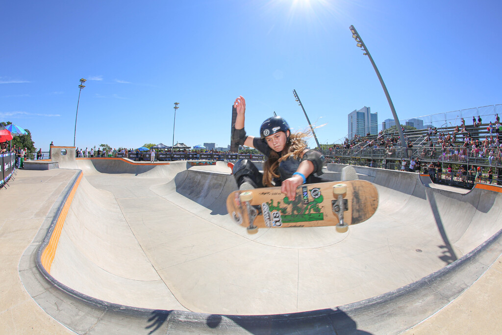 Marina Brauner é campeã do RS Skateboarding 24 na modalidade park