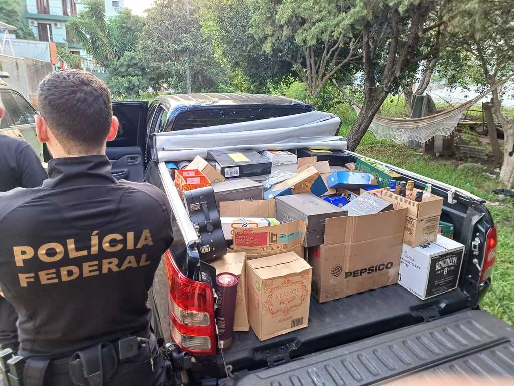 Polícia Federal realiza operação de repressão à importação ilegal de mercadorias estrangeiras em Santa Maria