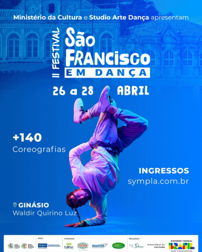 Festival São Francisco em Dança acontece no próximo final de semana