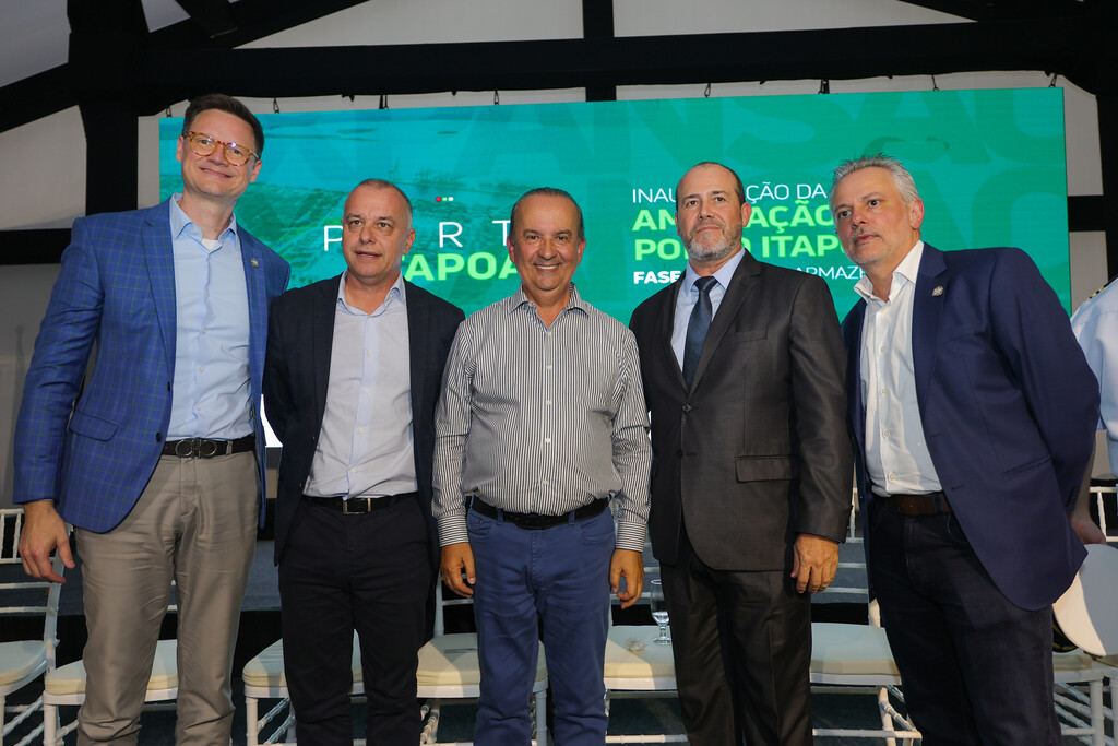 Governador participa da inauguração da ampliação do Porto Itapoá