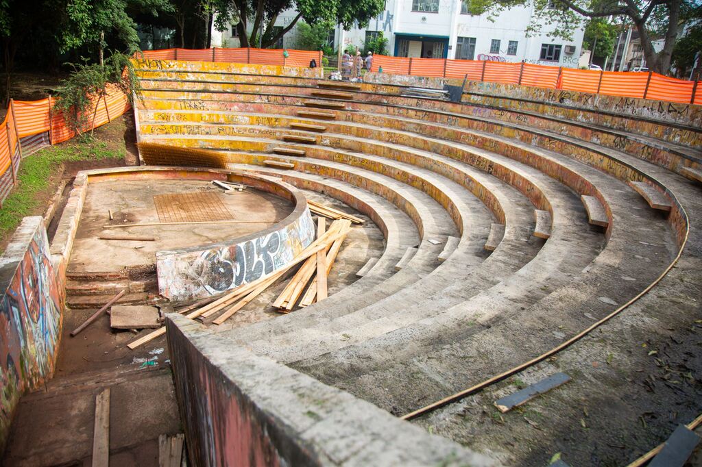 Concha Acústica, no Parque Itaimbé, passa por revitalização; saiba mais