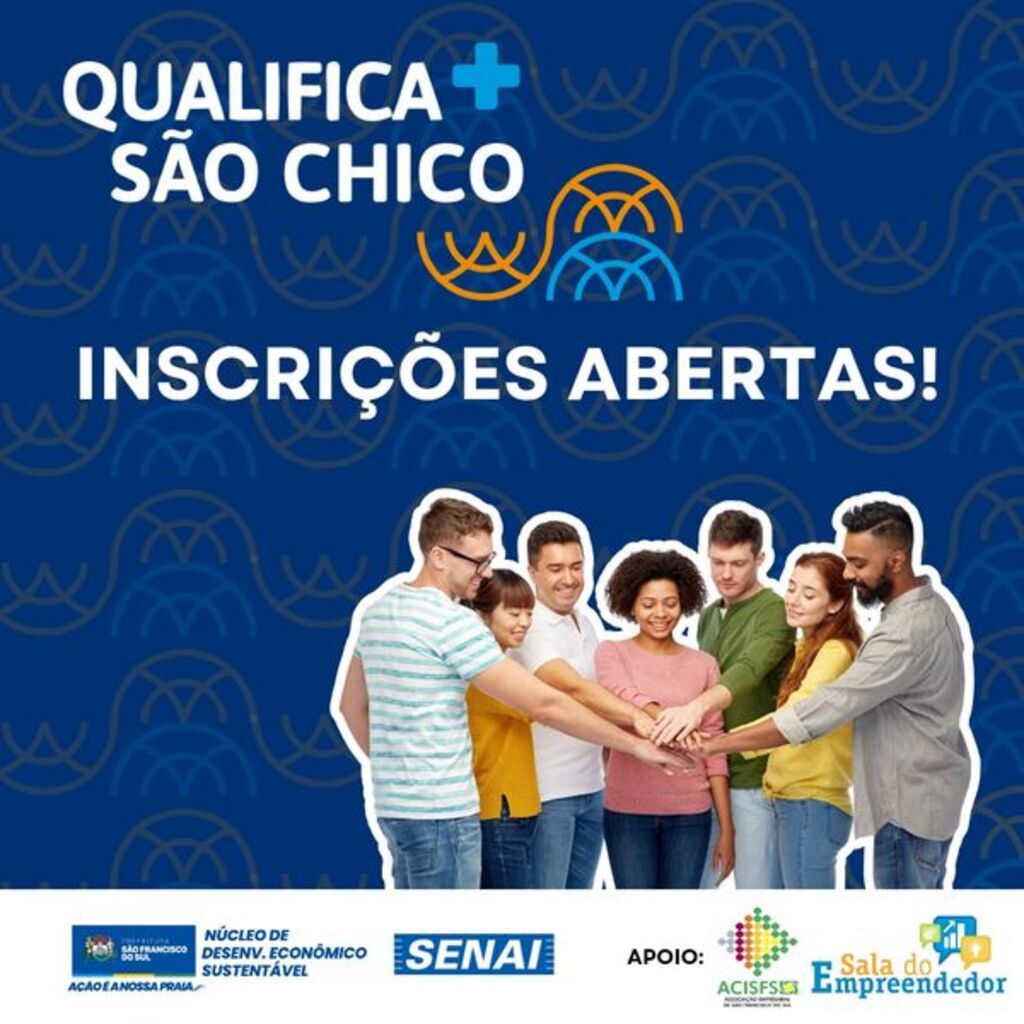 Inscrições abertas para cursos do Qualifica + São Chico 2024