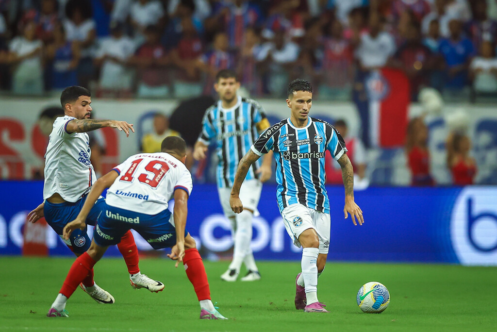 Grêmio perde por 1 a 0 para o Bahia