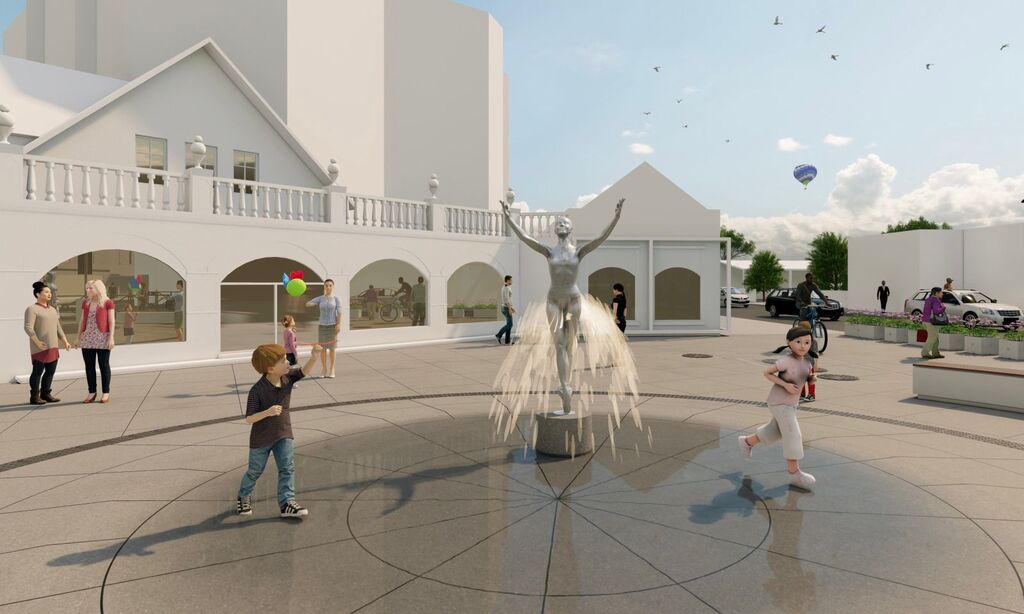 Prefeitura de Joinville autoriza início da obra da Praça Bailarina Liselott Trinks e apresenta protótipo do monumento