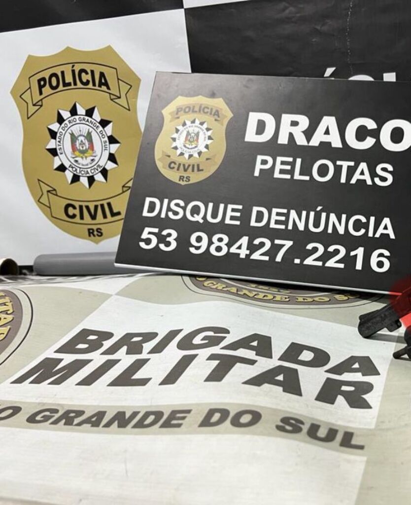 Divulgação - Com a ação, a Draco Pelotas chaga a 102 prisões no ano