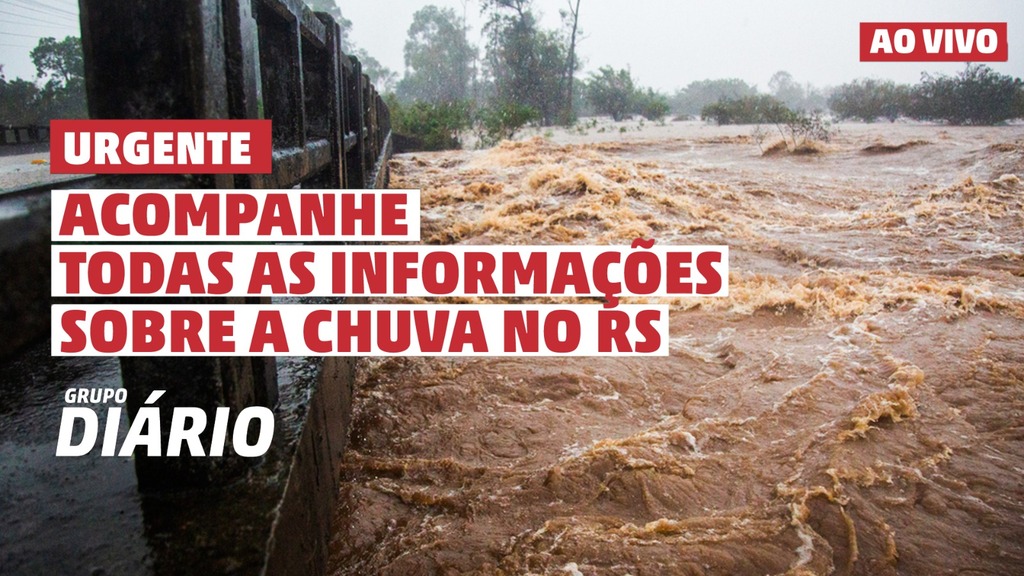 AO VIVO: confira a situação da chuva e os estragos causados em Santa Maria e região