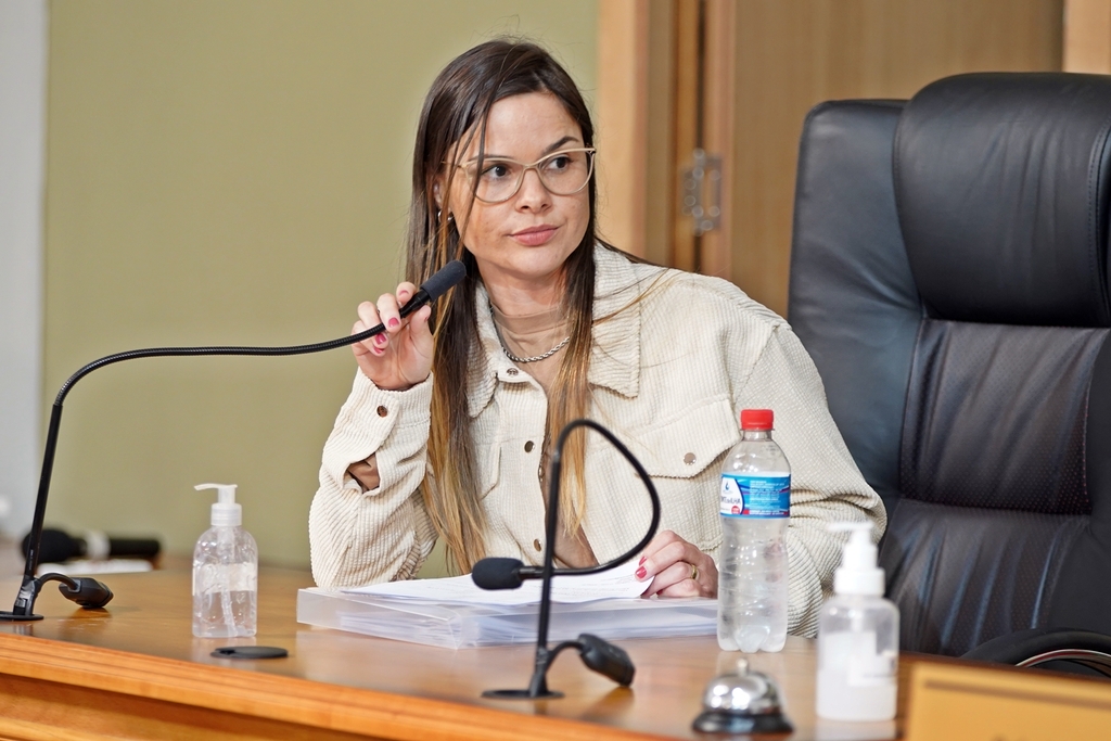 Foto: Eduarda Damasceno - Câmara de Vereadores - Priscila é responsável por analisar prestações de contas do PS sozinha