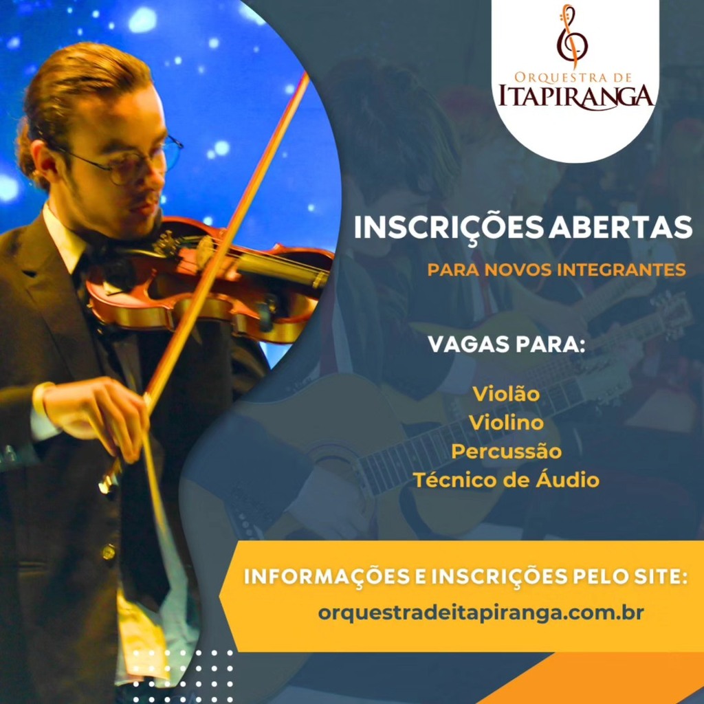 Orquestra de Itapiranga lança edital para ingresso de novos integrantes