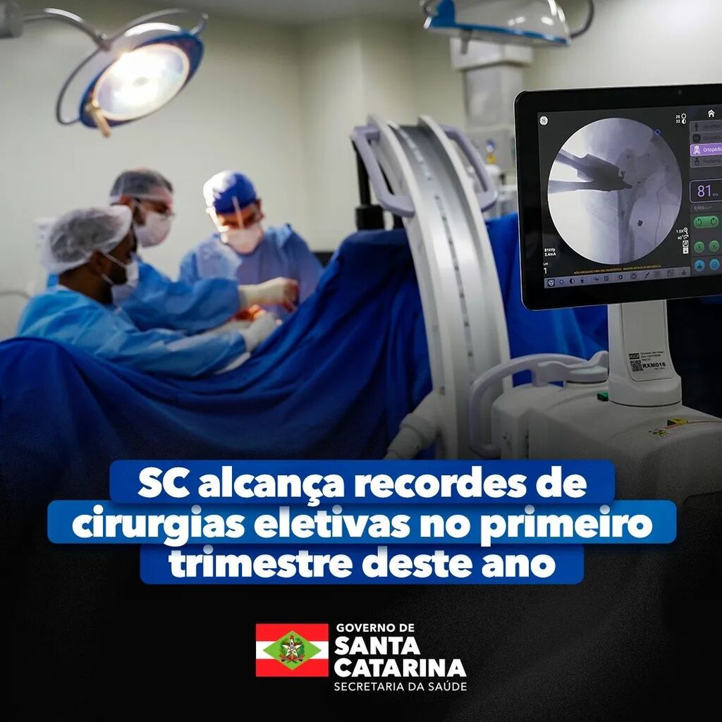 Boa notícia para a saúde catarinense!