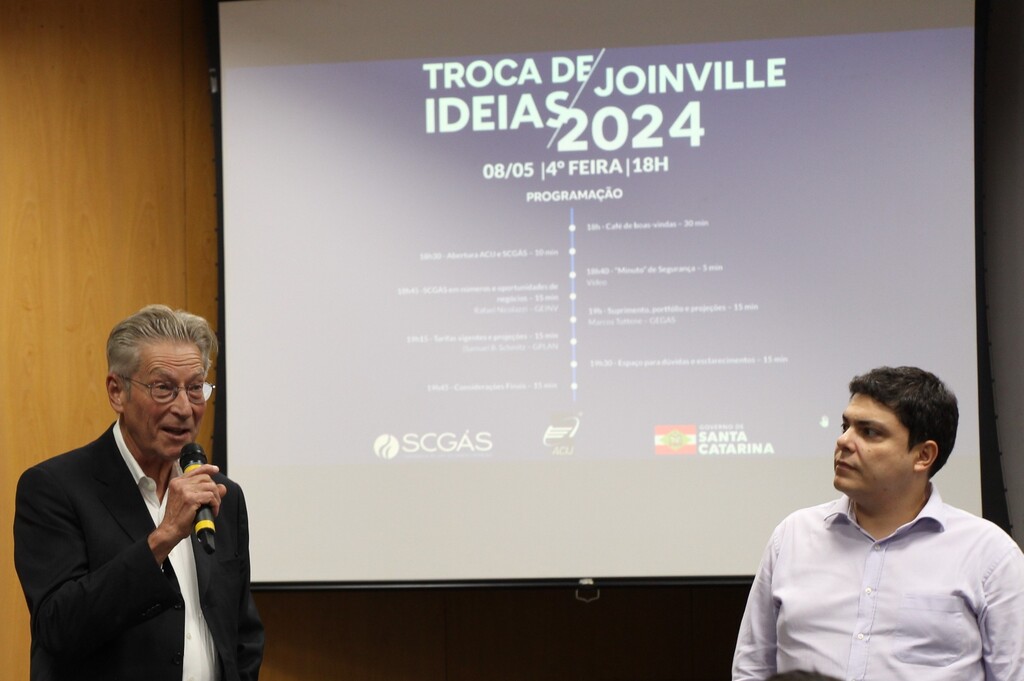 Mercado do gás natural é tema do primeiro Troca de Ideias de 2024, realizado em Joinville