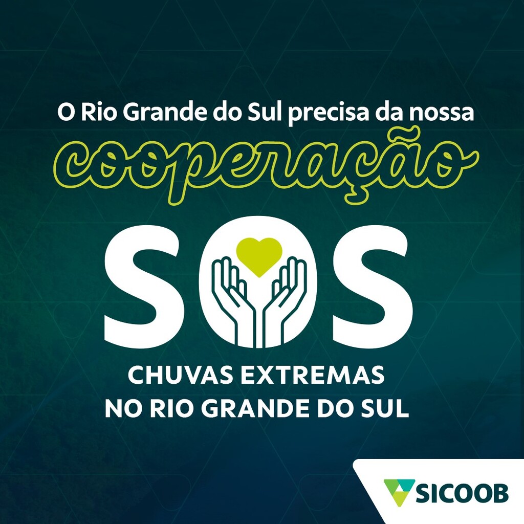 Sicoob divulga medidas emergenciais para os cooperados afetados pelas enchentes no Rio Grande do Sul