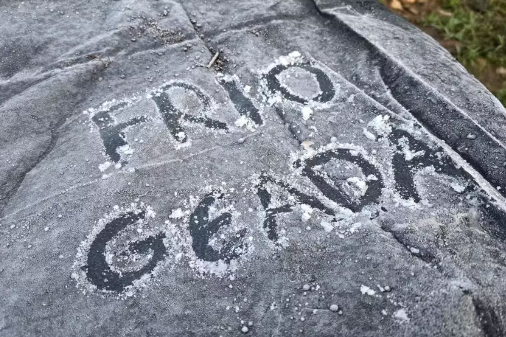 (Imagem Mycchel Legnaghi/São Joaquim) - SC tem a 1ª temperatura negativa do ano e temperaturas se mantêm baixas ao longo da semana