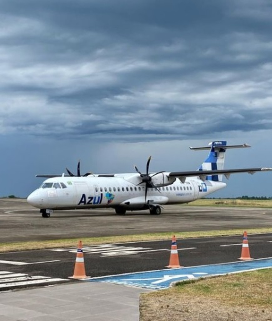 Instagram Azul Uruguaiana/divulgação - O Aeroporto Salgado Filho não tem previsão para retorno.