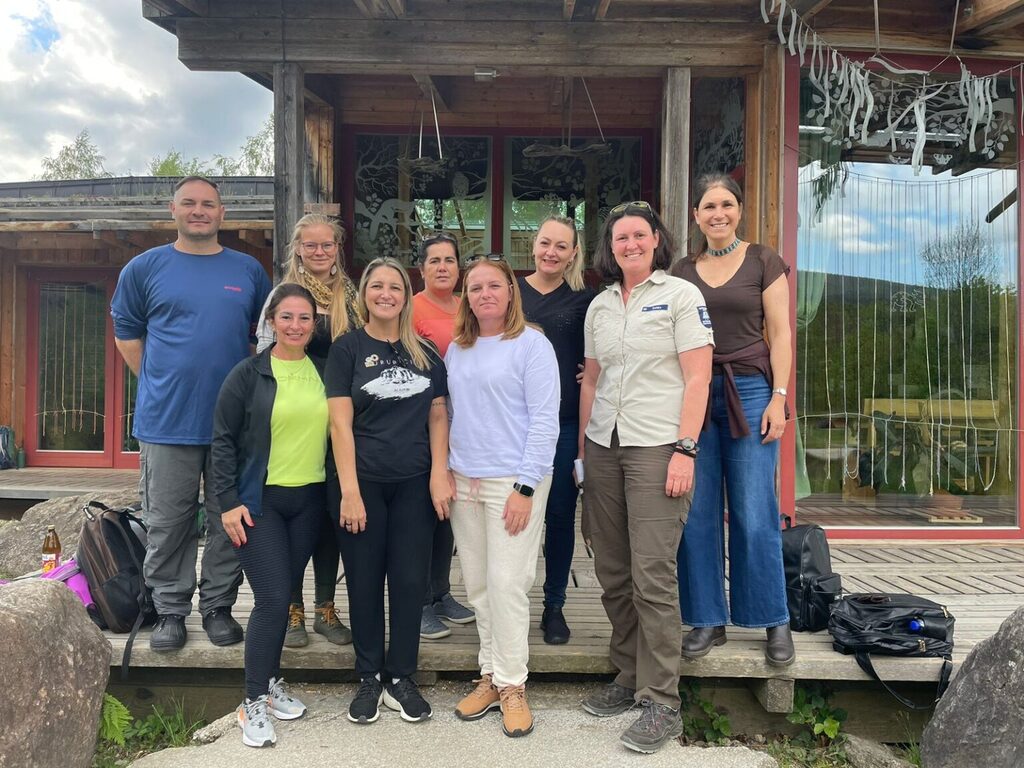 Comitiva catarinense explora a educação ambiental no Parque Nacional da Floresta da Baviera