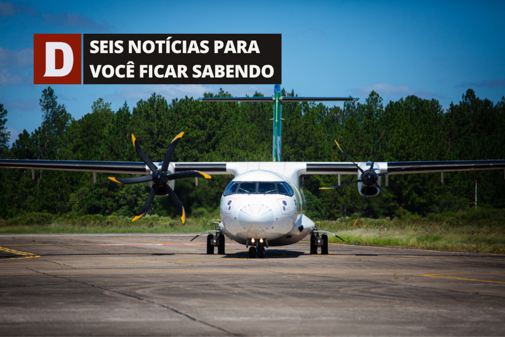 Santa Maria terá voos para Florianópolis a partir da próxima segunda e outras 5 notícias
