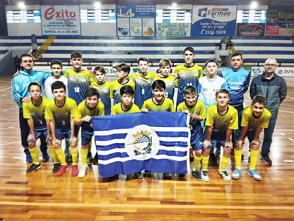 Equipe Sub-13 da FME Capinzal passa para a 3ª etapa da Liga Catarinense de Futsal