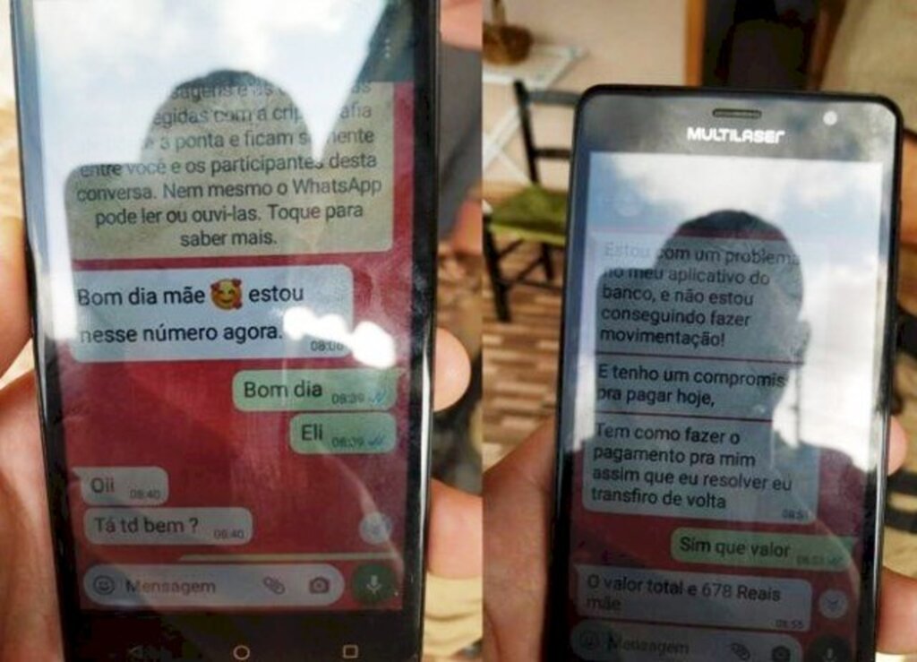 Mulher cai em golpe via WhatsApp em Coronel Martins