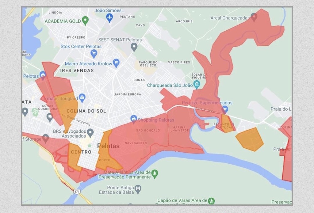 Prefeitura coloca novas áreas no mapa de risco