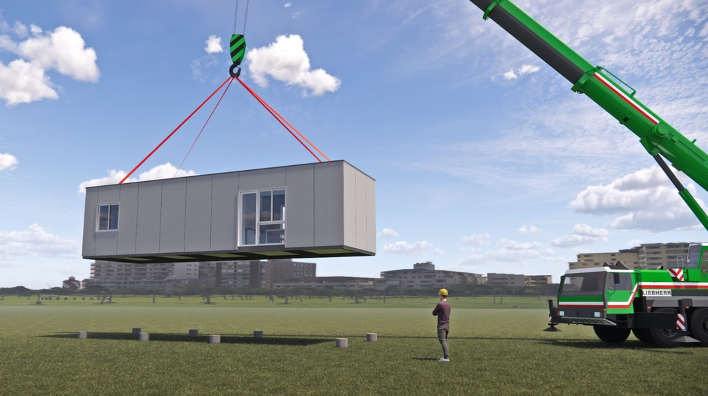 Empresa catarinense apresenta casa modular a preço de custo e montagem em um dia