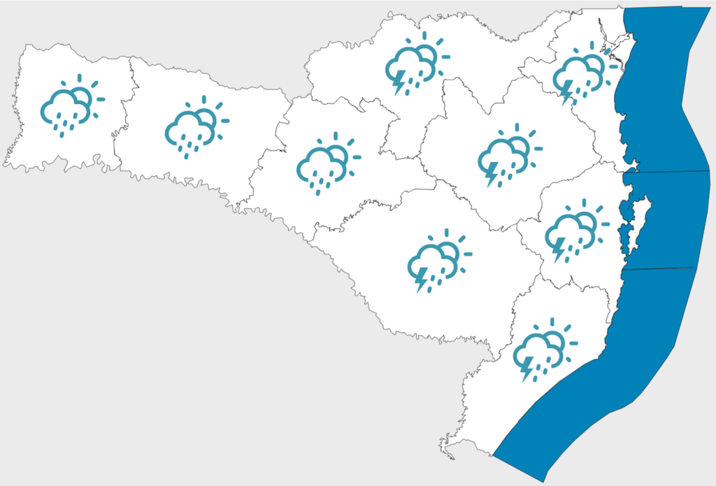 Confira a previsão do tempo para o início desta semana