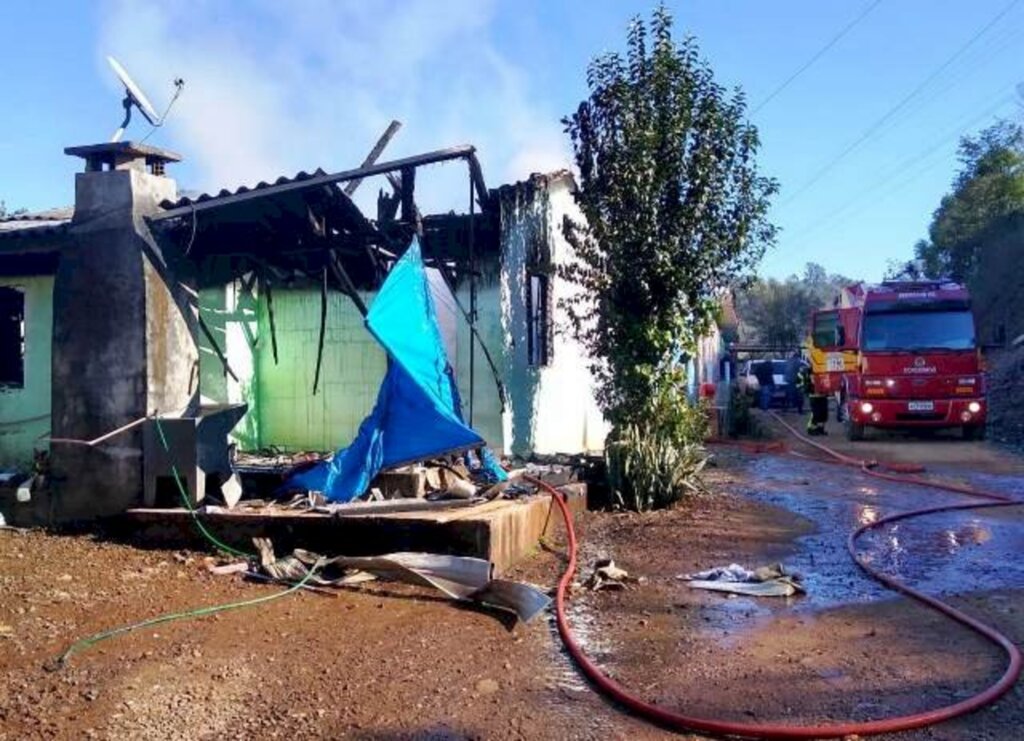 Incêndio em residência