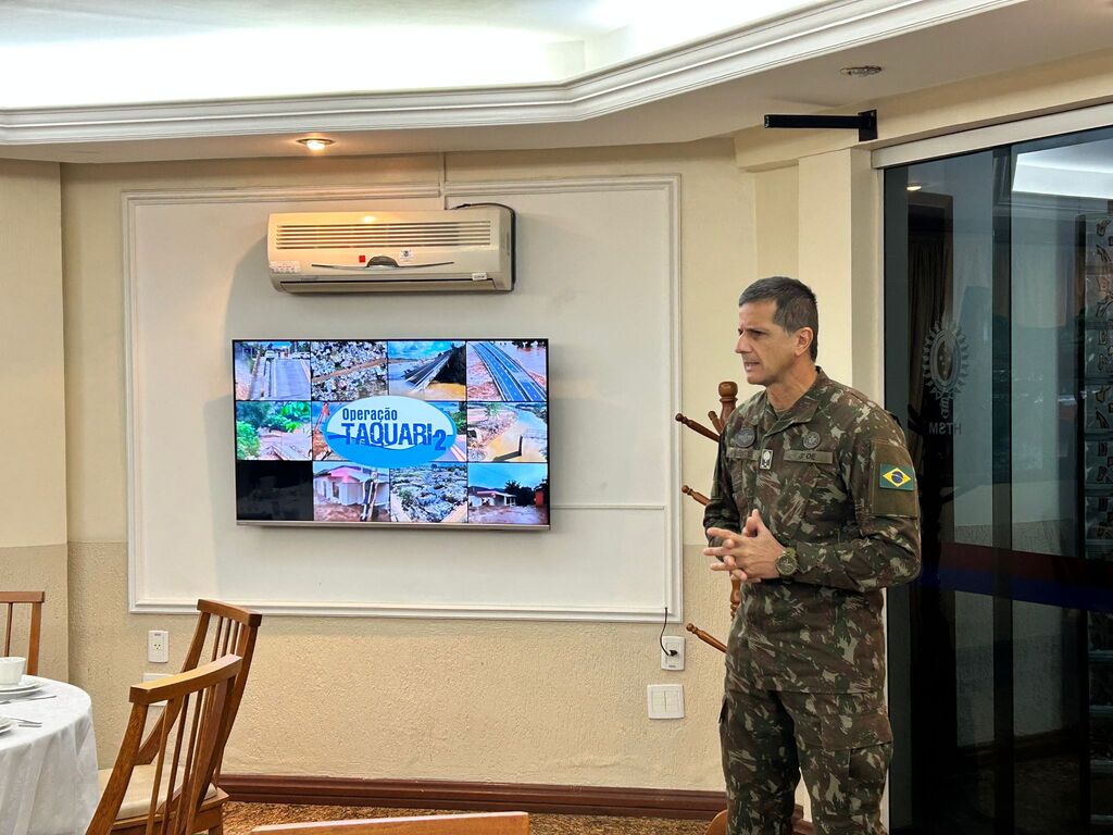 título imagem 3ª Divisão de Exército apresenta balanço da Operação Taquari 2 no Rio Grande do Sul