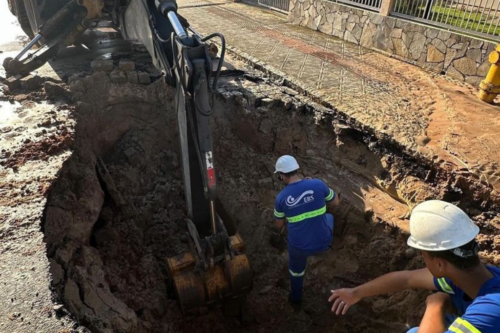 (Imagem divulgação SAMAE) - Abastecimento de água das regiões central e sul de Imbituba é comprometido nesta quarta-feira (5)