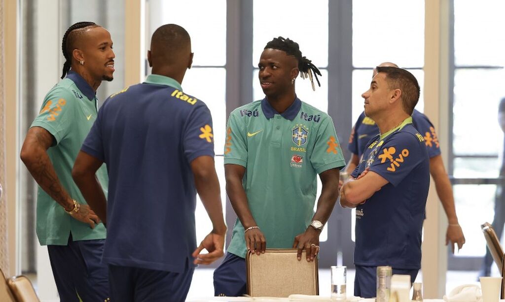 Vini Jr, Militão e Rodrygo se apresentam à seleção brasileira nos EUA