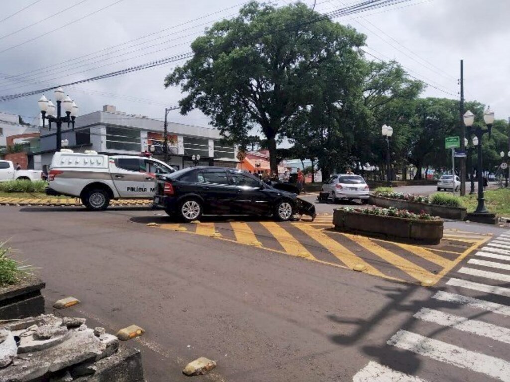 Criança fica ferida em acidente