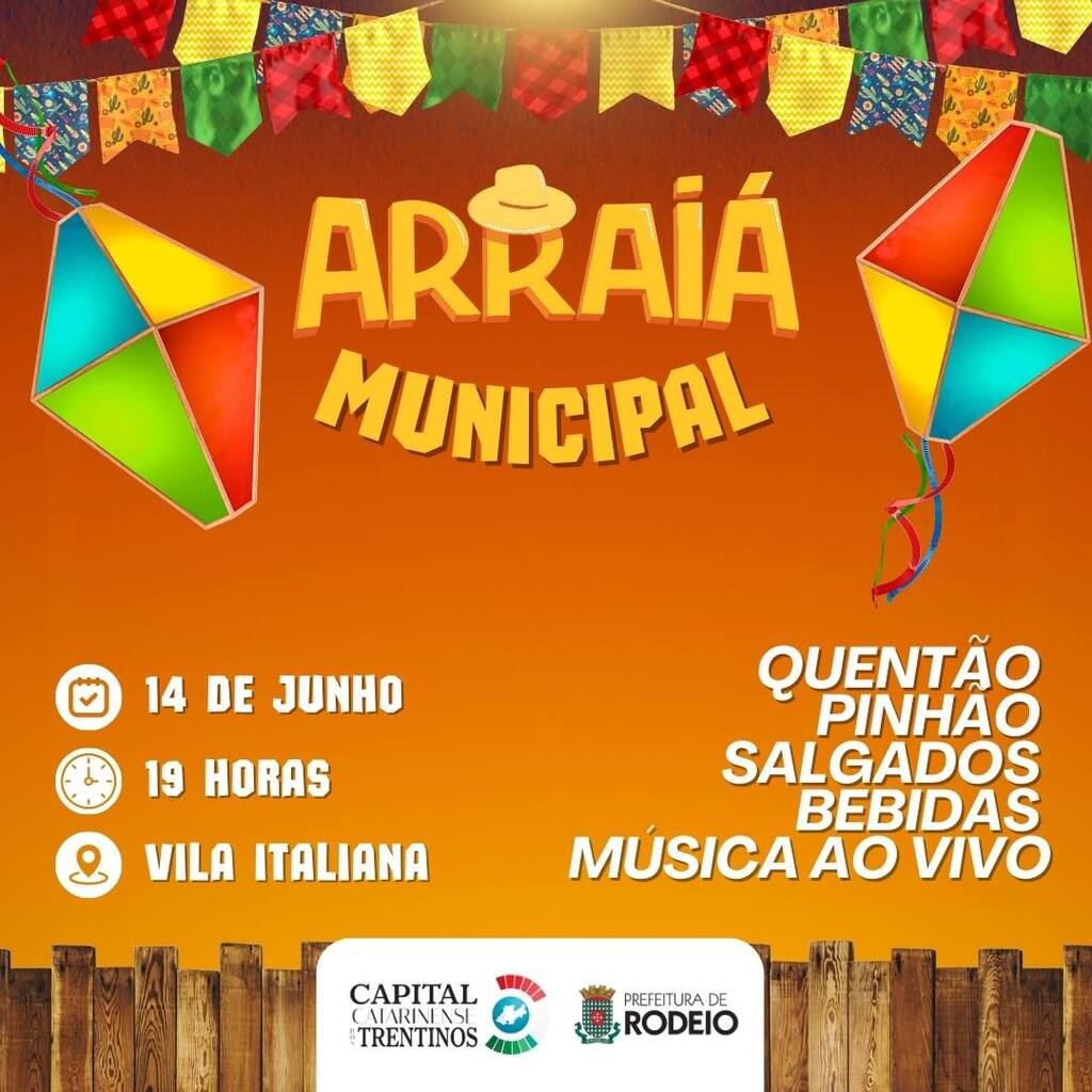 Sexta-feira dia 14 tem arraiá da Bella Città