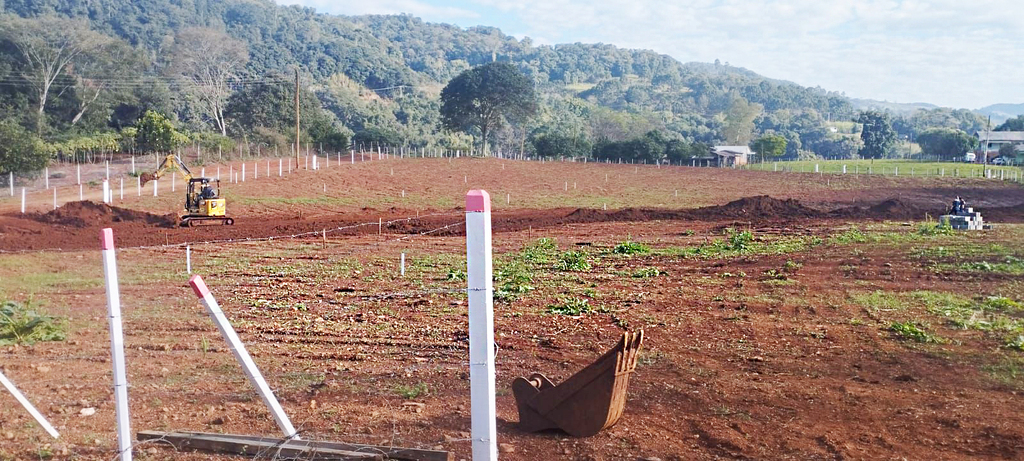  Vem sendo implantado condomínio de lotes em Ricardópolis, município de Capinzal