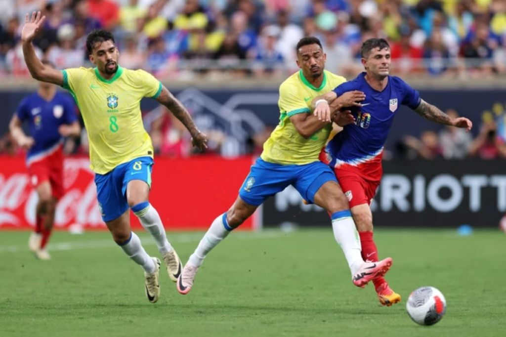 Brasil empata com EUA em último preparativo para a Copa América